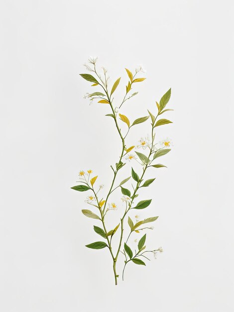 Foto eleganza botanica collezione floreale minimalista