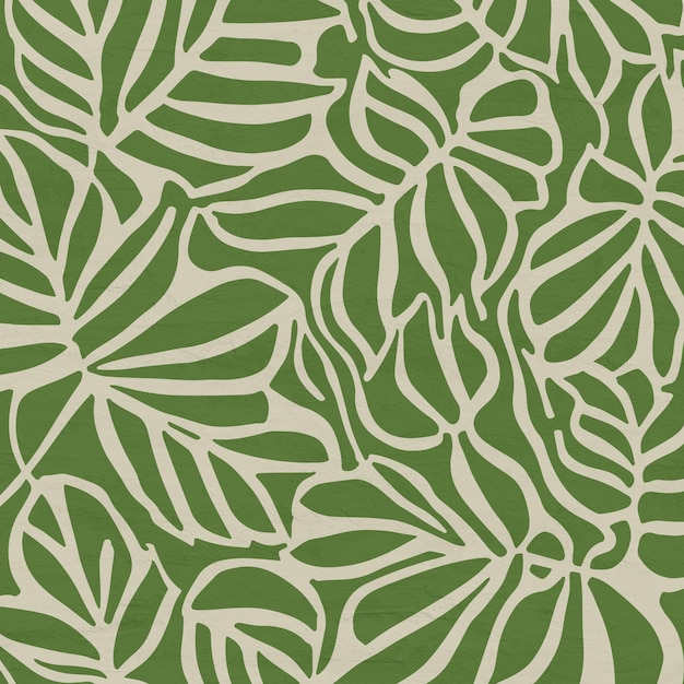 Photo botanical green fabric pattern