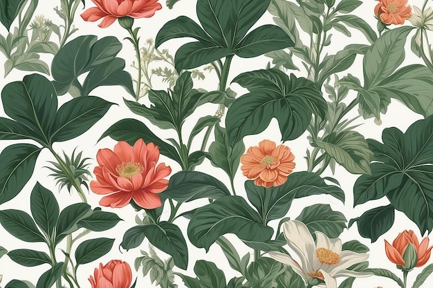 Botanical Illustration Wallpaper Natural Beauty on Your Walls