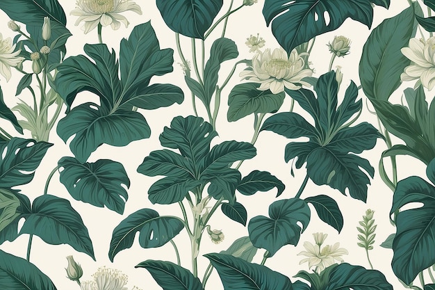 Botanical Illustration Wallpaper Natural Beauty on Your Walls