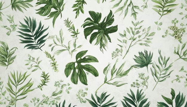 Photo botanical pattern background