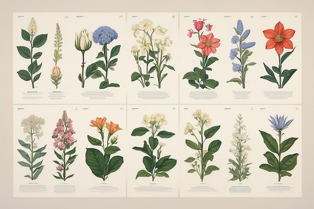 写真 植物学ポスターシリーズ