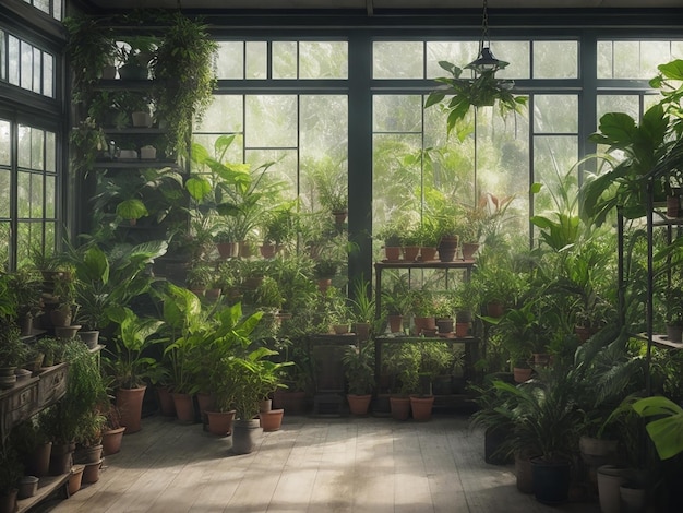 botanical room in the house