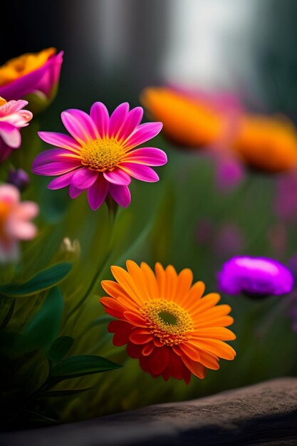 Photo botanical spectacles exploring the grandeur of flowers