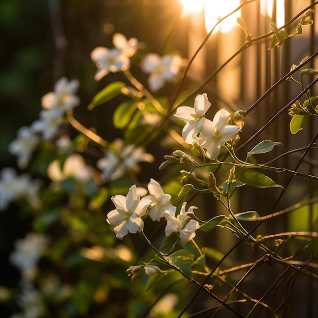 Botanische Bliss Betoverende bloemenlandschappen en zonsondergangen