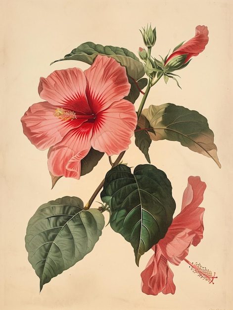 Botanische tekening uit de jaren 1800