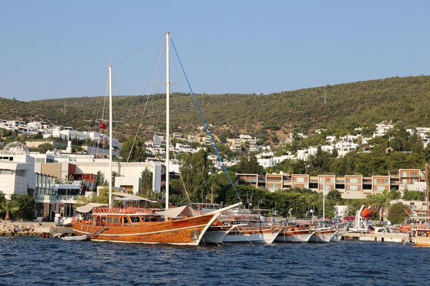 Boten in Bodrum-stad