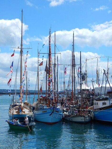 Foto boten in de haven