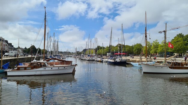 Boten in de haven