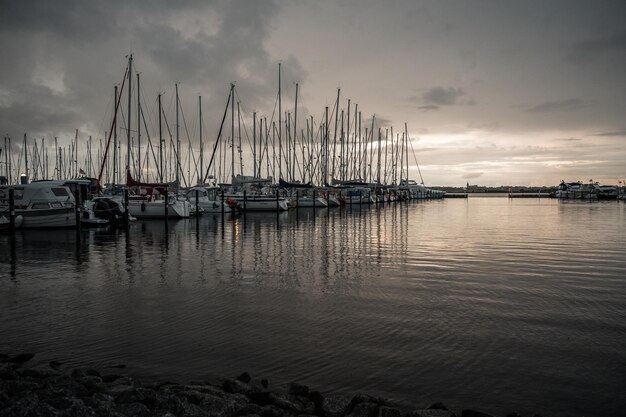 Foto boten in de haven