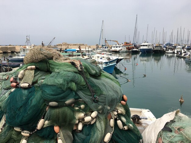 Foto boten in de haven