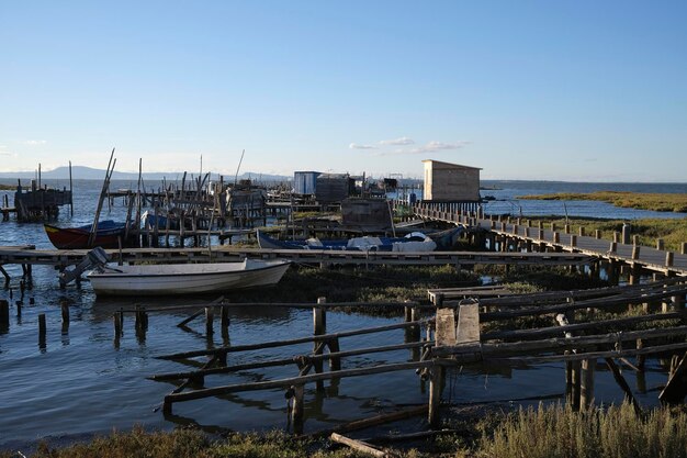 Foto boten in de haven