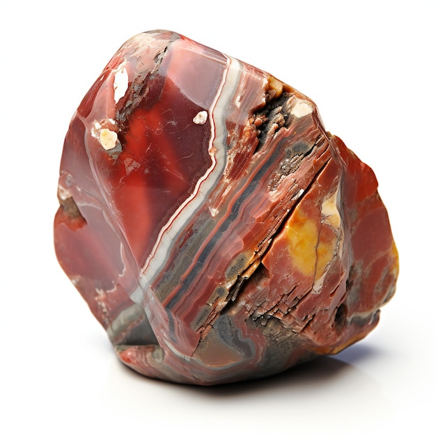 Botswana agate chalcedony quartz semigem geological mineral isolated