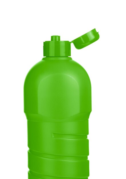 bottle cleaner plastic isolated on white background