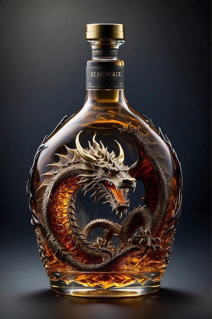 A bottle containing a dangerous dragon