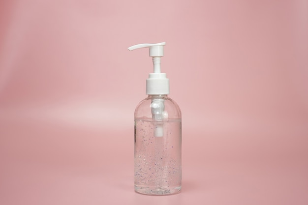 Photo a bottle of hand sanitiser liquid