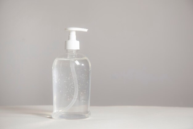 Photo a bottle of hand sanitizer alcohol gel