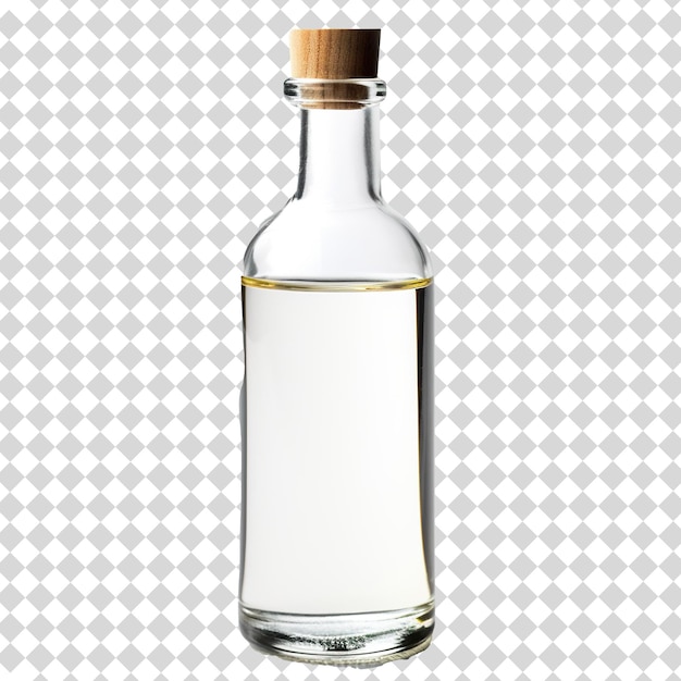 Бутылка изолирована на прозрачном фоне в форме файла PSD