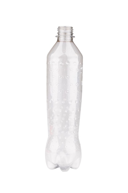 Bottle isolated on white background empty plastic