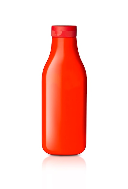 Bottle of Ketchup isolated on transparent background