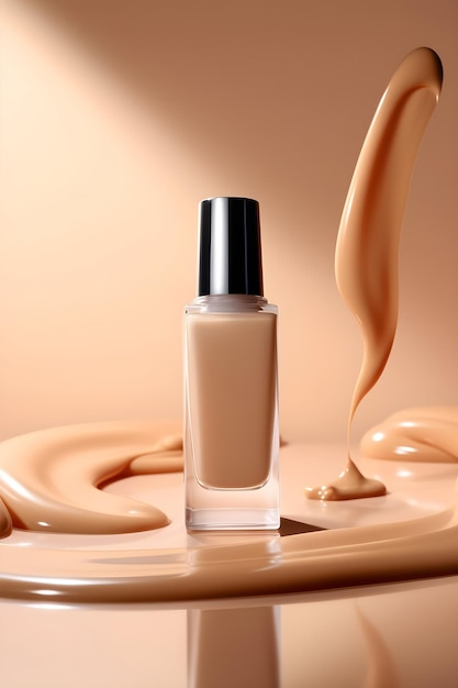 A bottle of liquid foundation