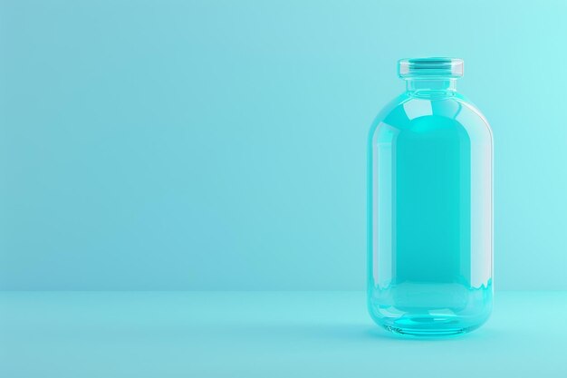 A bottle of medicine is sitting on a table