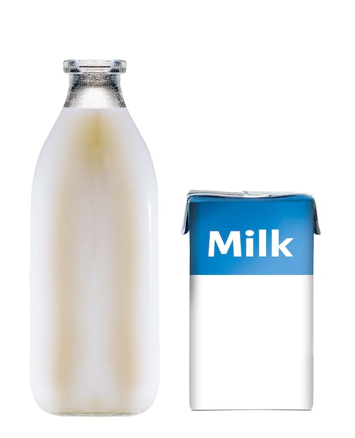 Photo bottle of milk