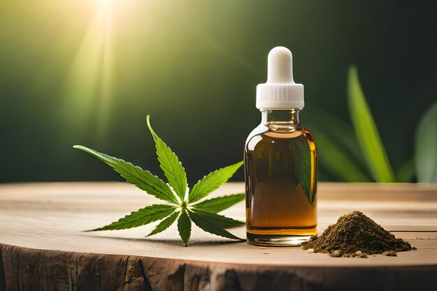 A bottle of natural medicine with a white cap on the top.