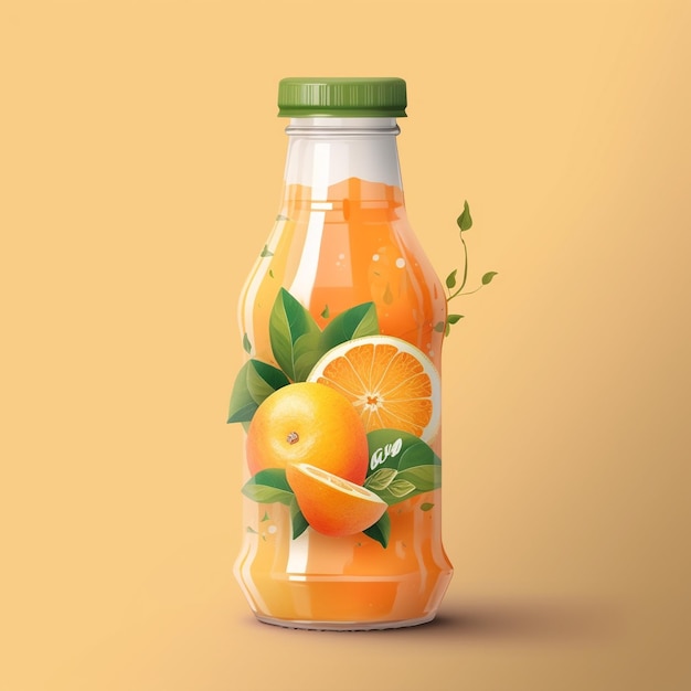 a bottle of orange juice with the word citrus on it