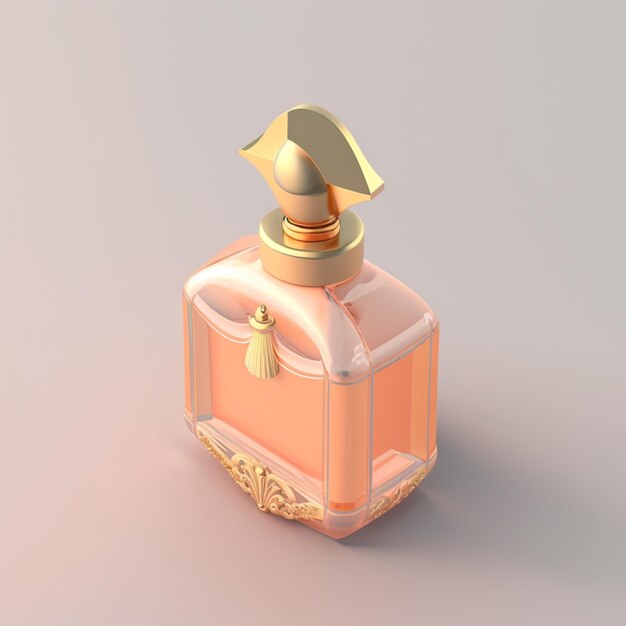 Photo a bottle of perfume that says'perfume'on it