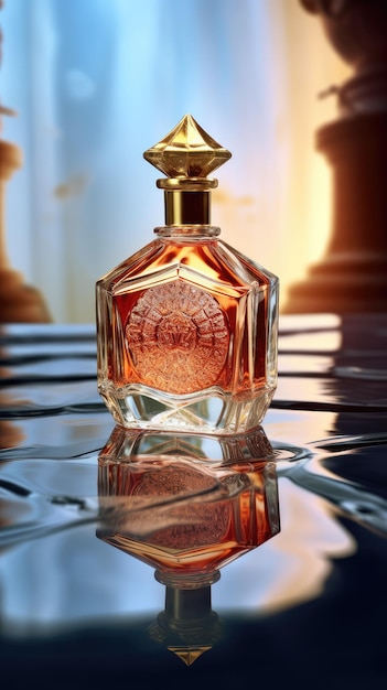 A bottle of perfume