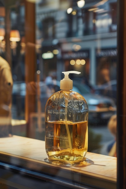 a bottle of soap with the word quot soap quot on the top