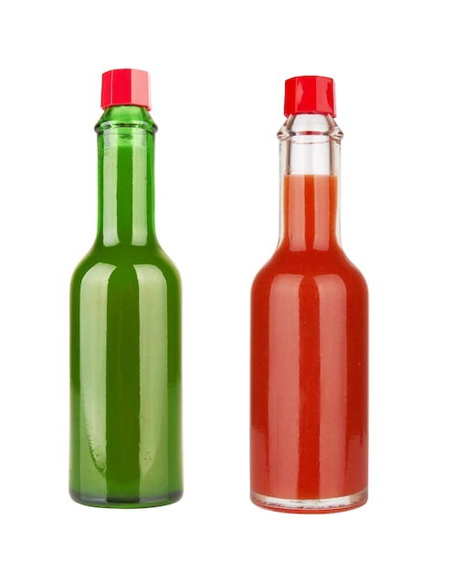 Bottle of spicy sauce