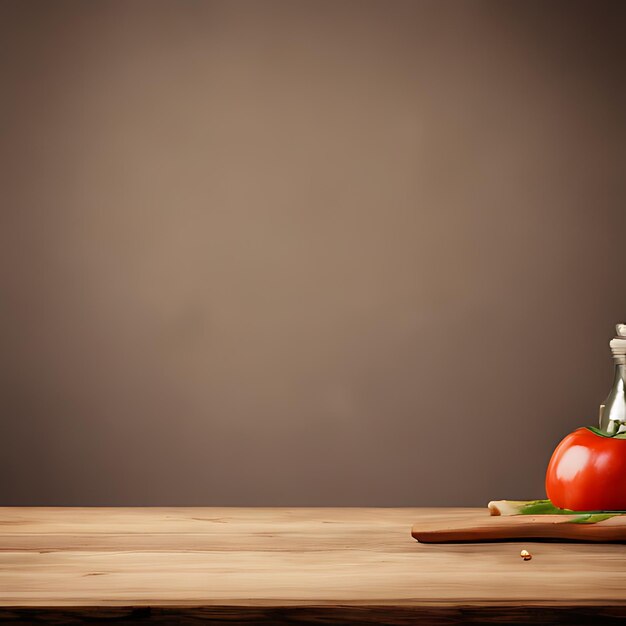 a bottle of tomato sits on a cutting board with a bottle of wine