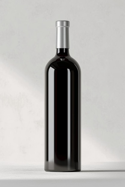 a bottle of wine sitting on a table