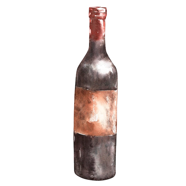 A bottle of wine