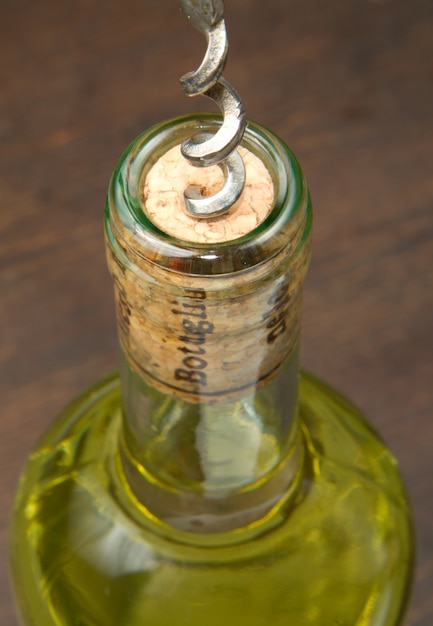 Photo bottle of wine