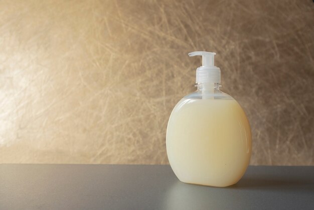 Bottle with cosmetic soap