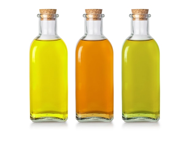 Bottle with different oil