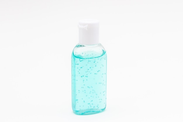 Photo bottle with sanitizer antibacterial liquid