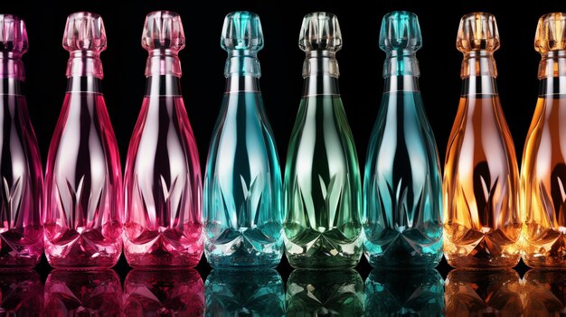 Photo bottles hd 8k wallpaper stock photographic