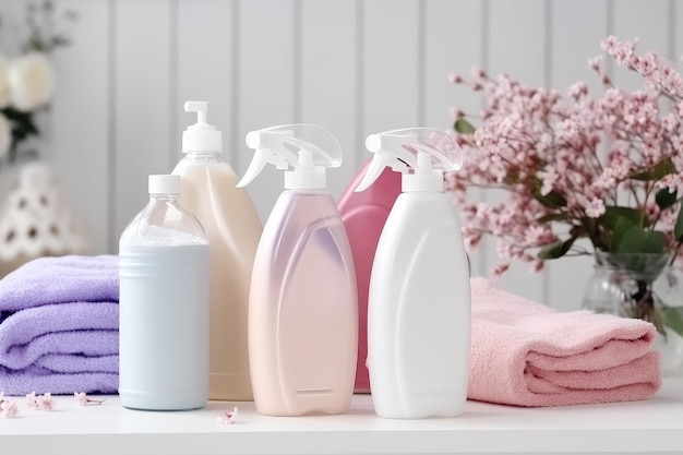 Bottles laundry generate ai