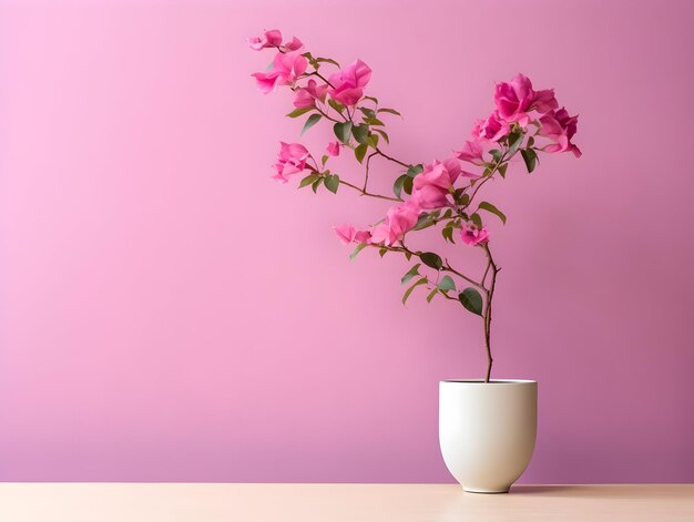 Bougainvillea bloem in de achtergrond van de studio enkele bougainvillabloem prachtige bloem