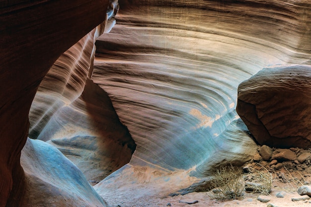 Boulders in Antelope Canyon