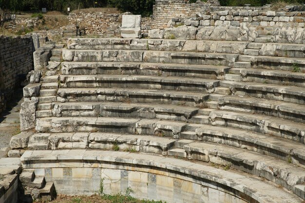 Bouleuterion Raadshuis in de oude stad Aphrodisias in Aydin Turkiye