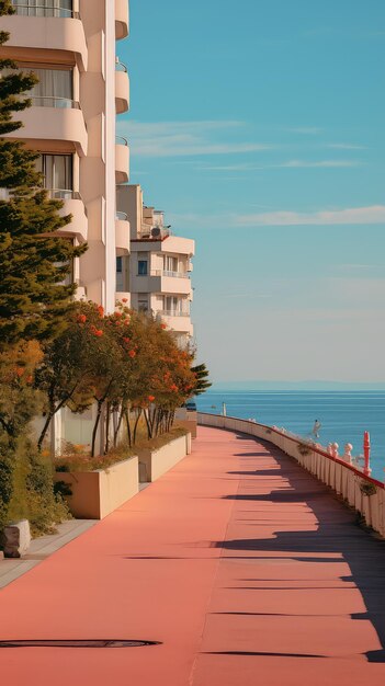 boulevard langs de zee namiddag