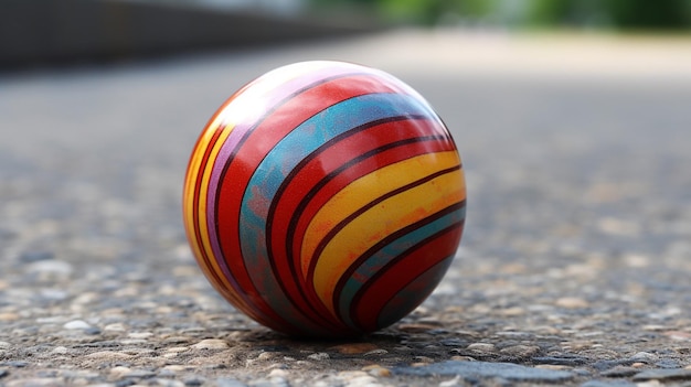 A bouncy ball for outdoor play