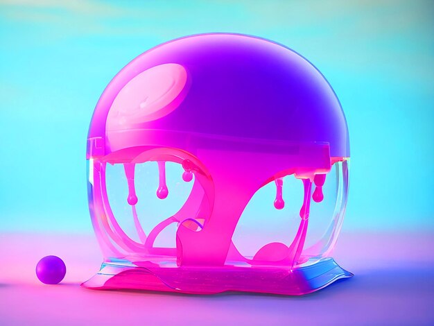 Photo bouncy jelly 3d