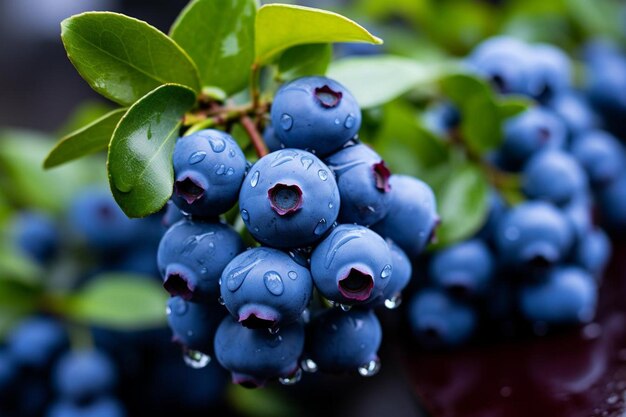 Bountiful Blueberry Bush Fresh and Flavorful Best Blueberry image photography