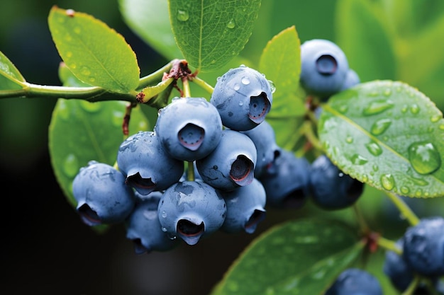 Bountiful Blueberry Crop Natures Finest Best Blueberry image photography